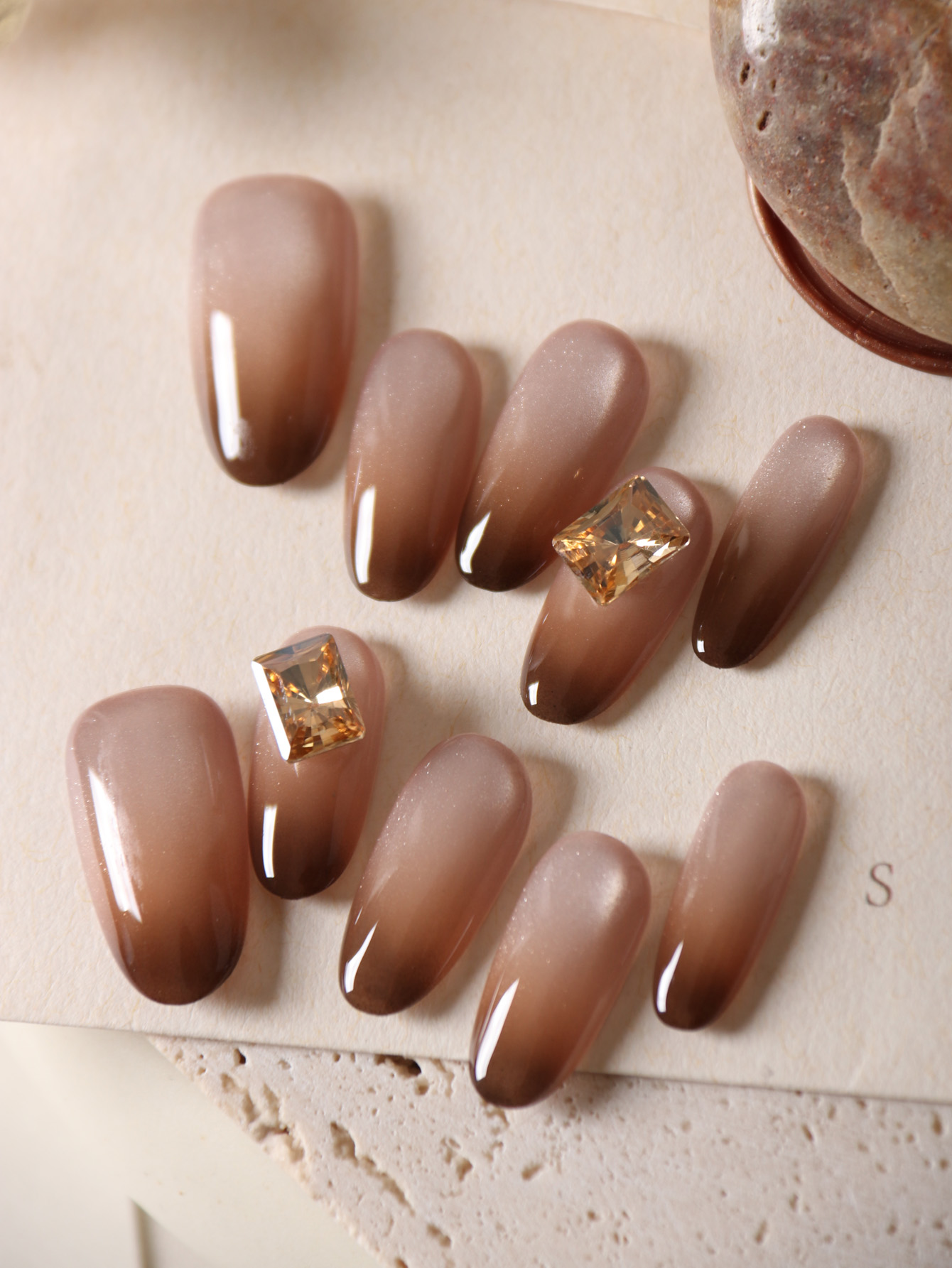 Nail Adhesive Tab - 10 szt. Akrylowych Paznokci do Naklejania