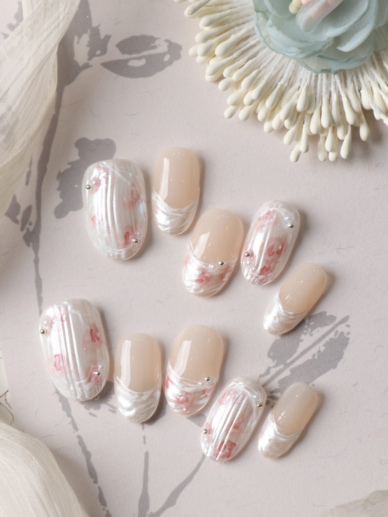 Nail Adhesive Tab - 10 szt. Sztuczne paznokcie do wciskania,