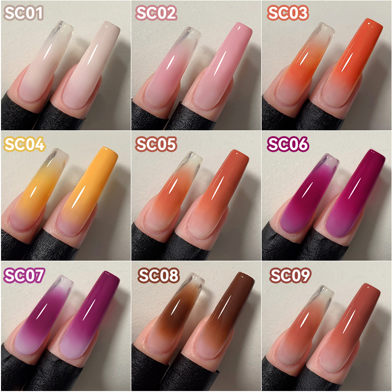 UR SUGAR 9 Kolorów Gradientowy – Nail Art Gothic recenzja i cena