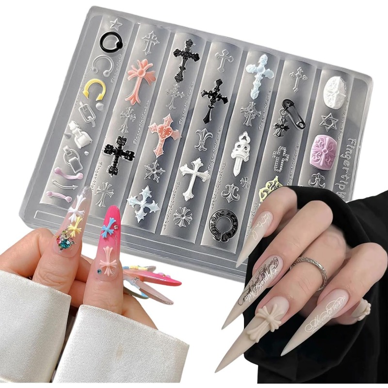 Silikonowe formy do zdobień pa – Nail Art Gothic recenzja i cena