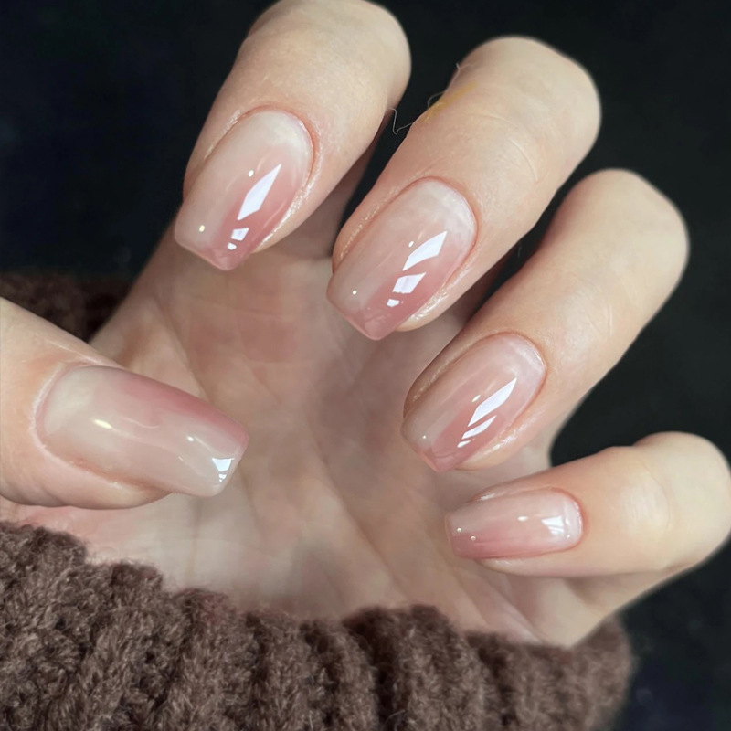 24 szt. Proste Krótkie Gradien – Nail Art Simple Elegant recenzja i cena