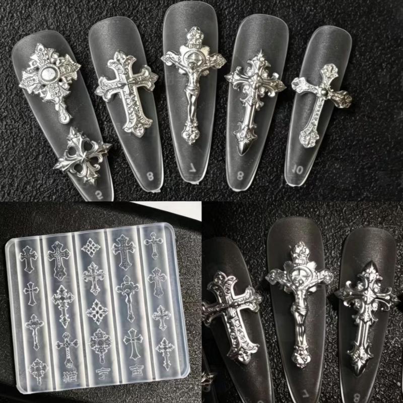 1 szt. Przezroczysta silikonow – Nail Art Gothic recenzja i cena