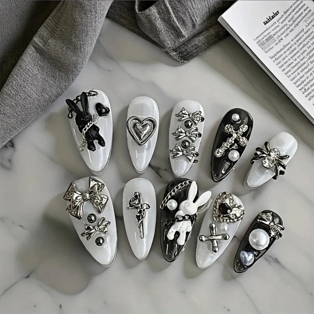 10 sztuk personalizowanych cza – Nail Art Gothic recenzja i cena