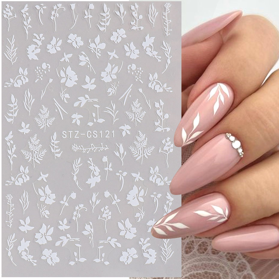 2szt 3D Proste naklejki na paz – Nail Art Simple Elegant recenzja i cena