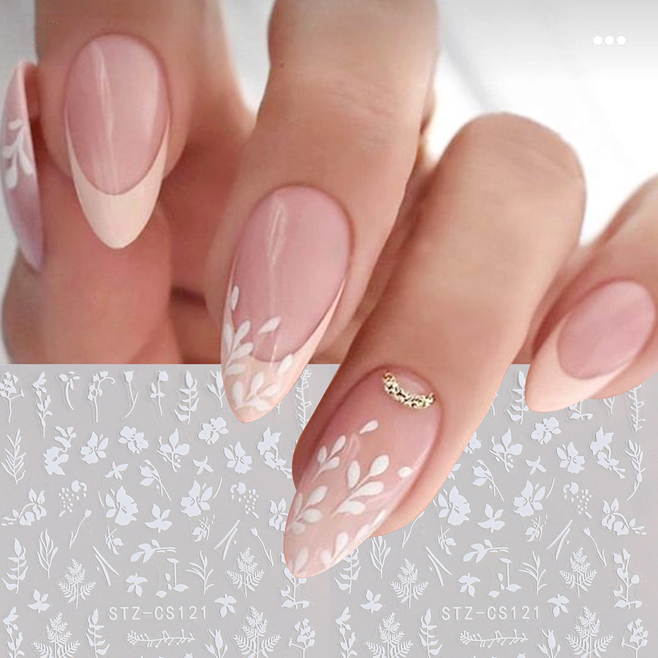 2szt 3D Proste naklejki na paz – Nail Art Simple Elegant recenzja i cena