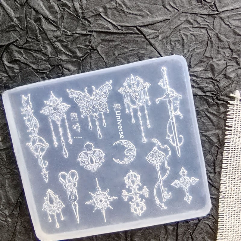 Gotyckie, vintage ozdoby do pa – Nail Art Gothic recenzja i cena