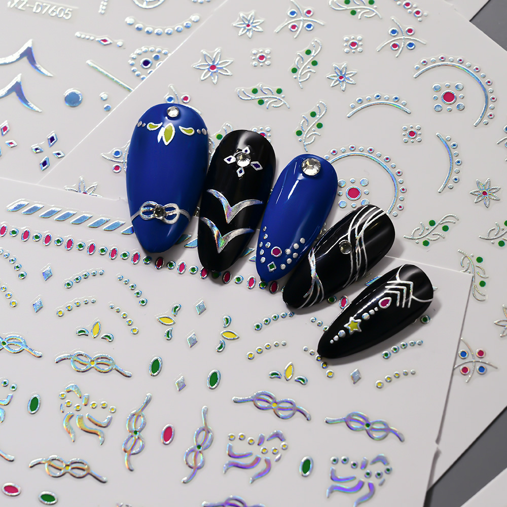 12 szt. Naklejek na paznokcie  – Nail Art Simple Elegant recenzja i cena