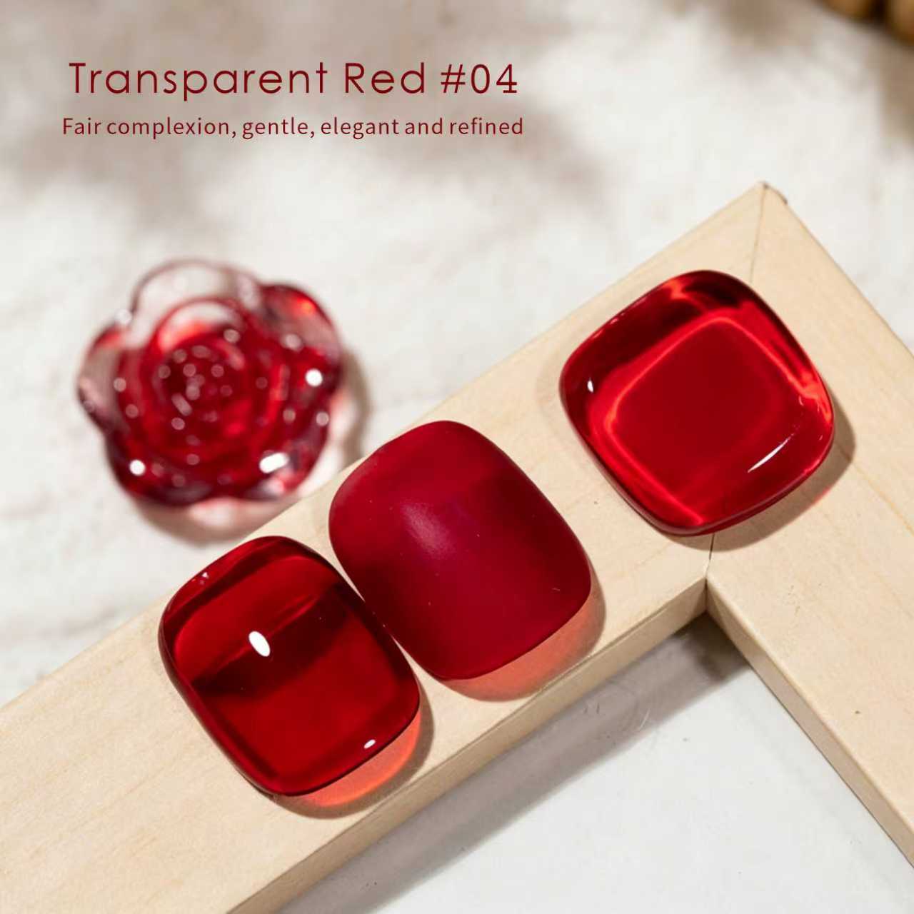 15ml Półprzezroczysty Czerwony – Nail Art Simple Elegant recenzja i cena