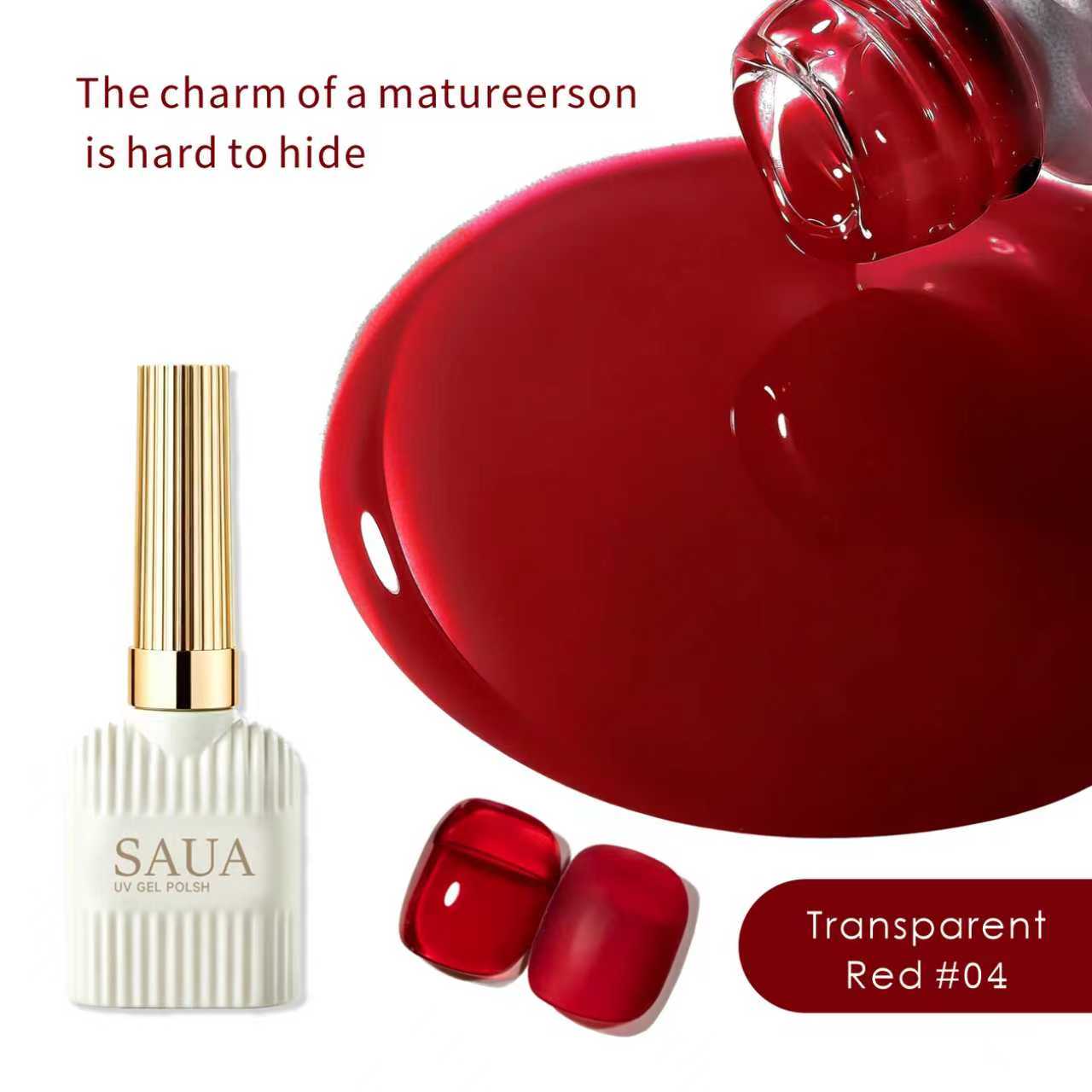15ml Półprzezroczysty Czerwony – Nail Art Simple Elegant recenzja i cena