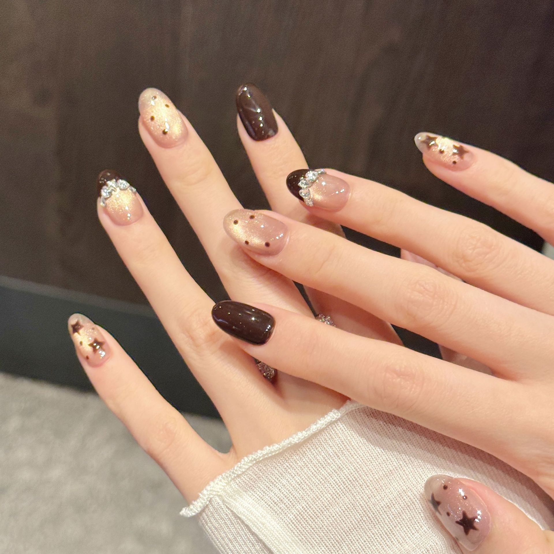 10 SZT. Luksusowe, ręcznie rob – Nail Adhesive Tab recenzja i cena