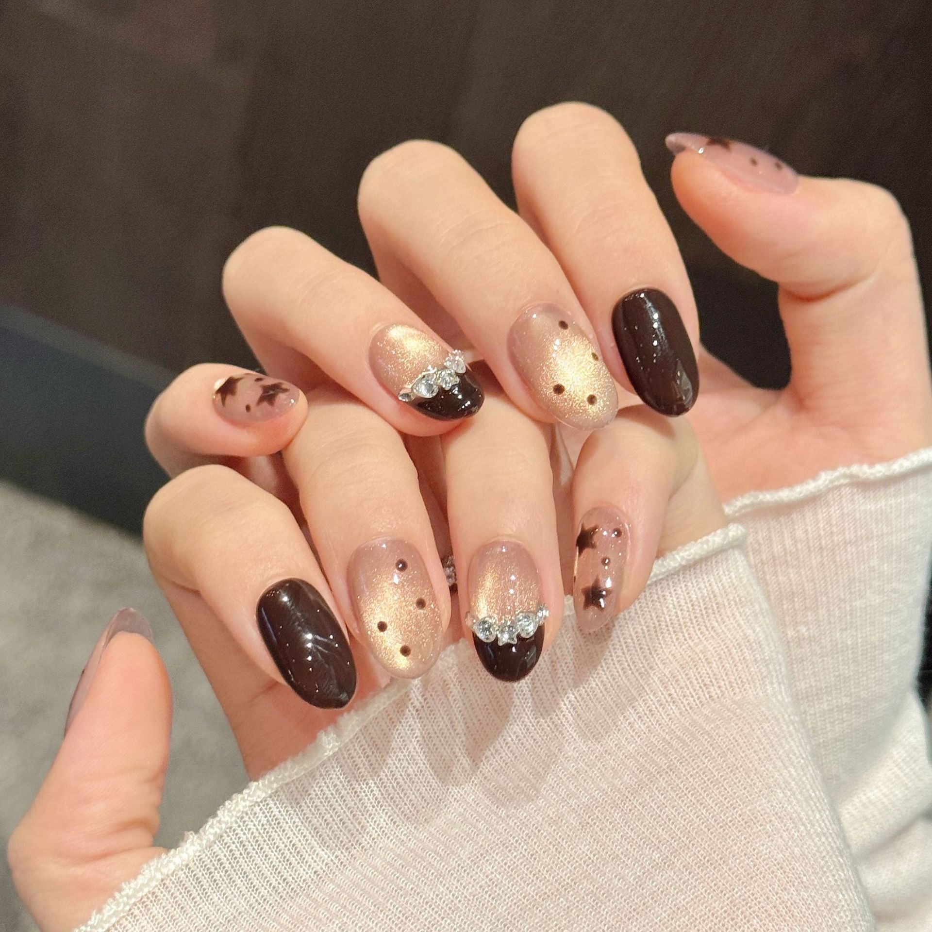 10 SZT. Luksusowe, ręcznie rob – Nail Adhesive Tab recenzja i cena