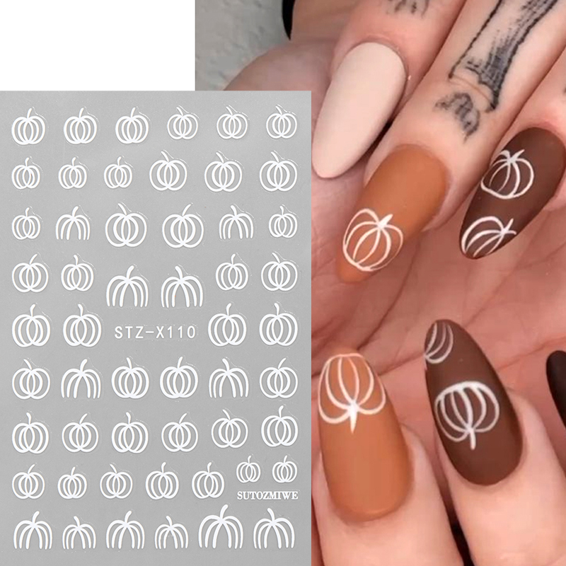 2 szt. Eleganckie białe naklej – Nail Art Simple Elegant recenzja i cena