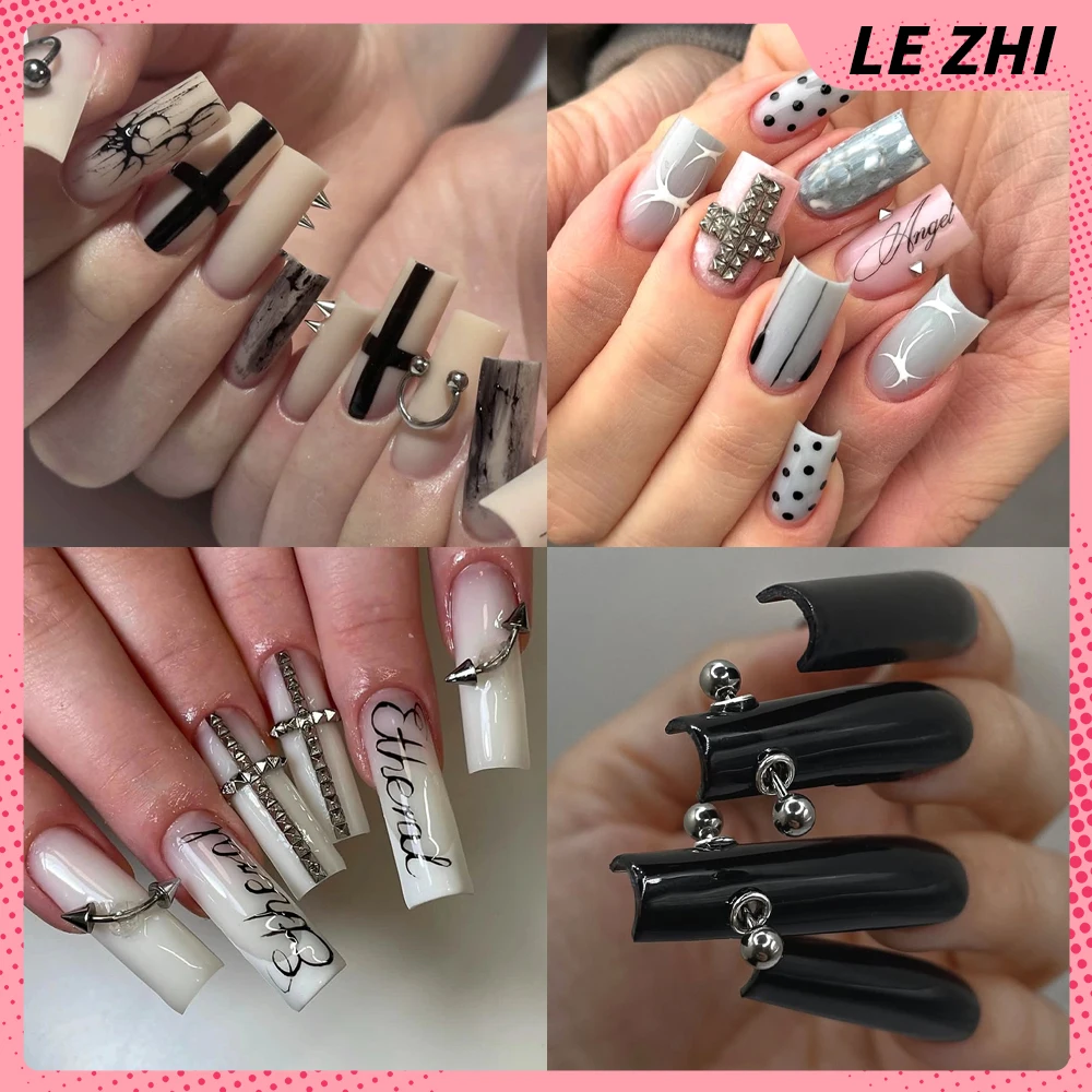 Y2K Spice Girls 10 szt. Ręczni – Nail Art Gothic recenzja i cena