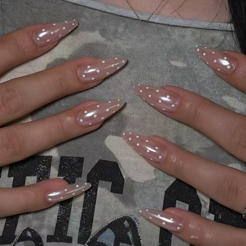 24 SZT. Błyszczące, cieliste,  – Nail Art Simple Elegant recenzja i cena