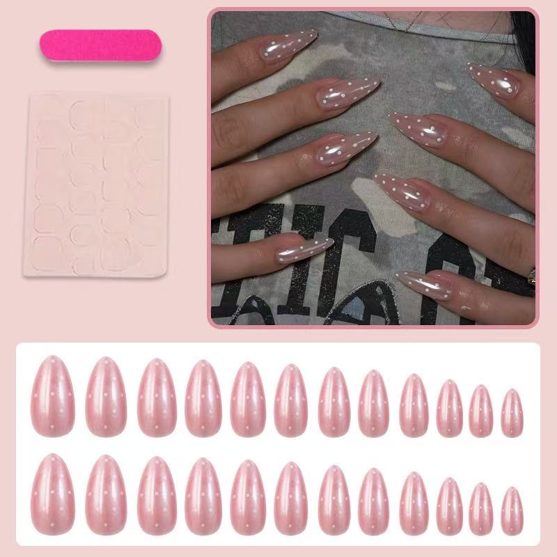 24 SZT. Błyszczące, cieliste,  – Nail Art Simple Elegant recenzja i cena