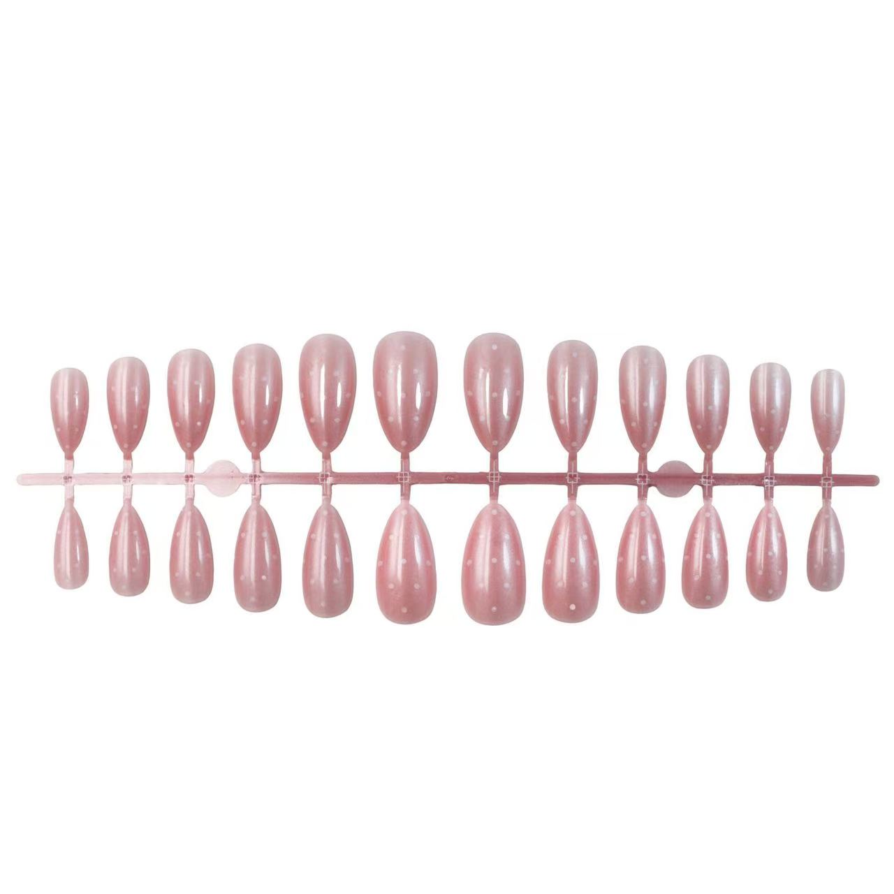 24 SZT. Błyszczące, cieliste,  – Nail Art Simple Elegant recenzja i cena