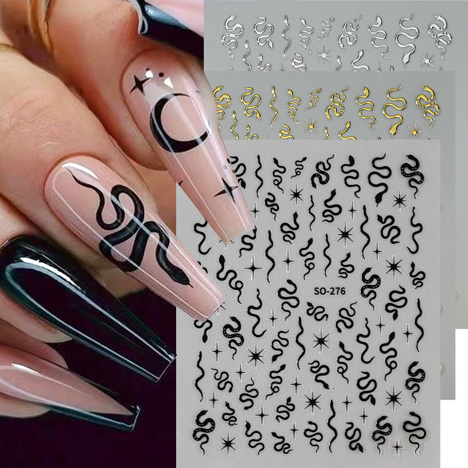 3 szt. Naklejki na paznokcie 3 – Nail Art Gothic recenzja i cena