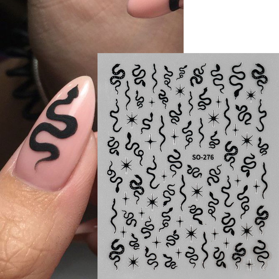 3 szt. Naklejki na paznokcie 3 – Nail Art Gothic recenzja i cena